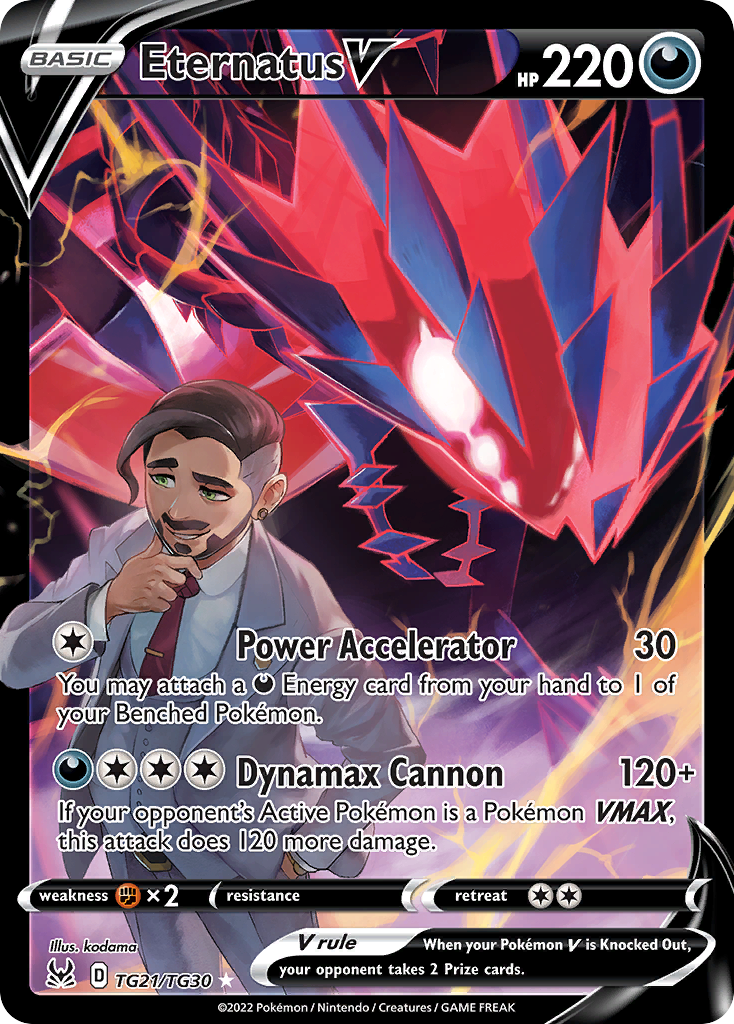TG21/30 [LOR] Eternatus V - Rare Holo V