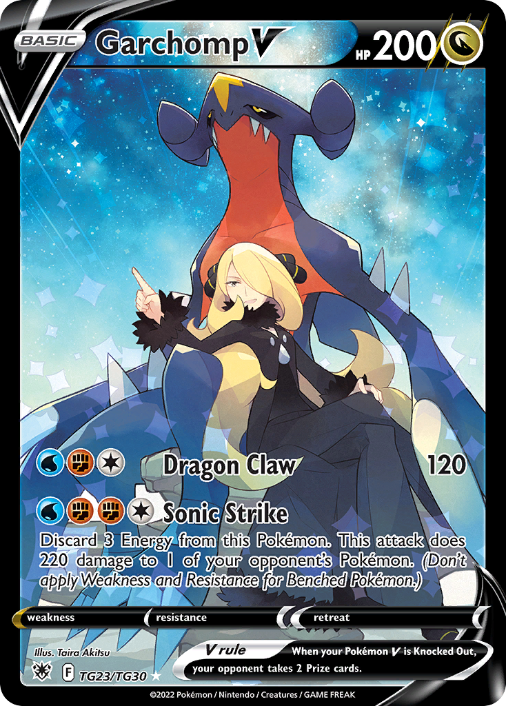 TG23/30 [ASR] Garchomp V - Rare Holo V