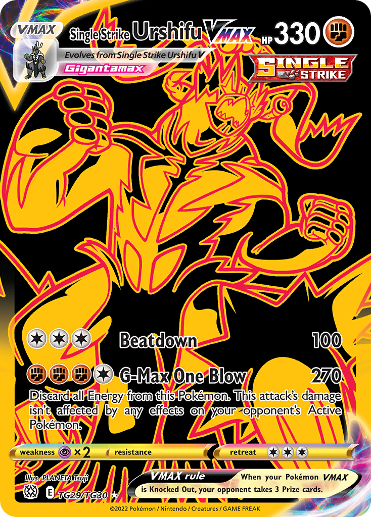 TG29/30 [BRS] Single Strike Urshifu VMAX - Rare Secret