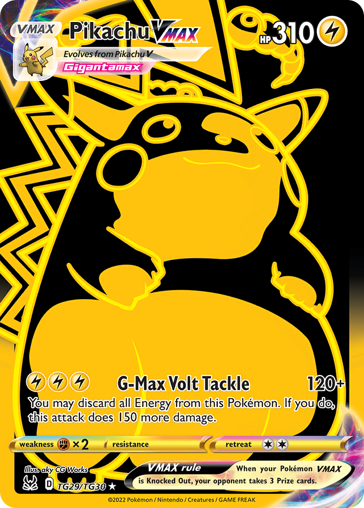 TG29/30 [LOR] Pikachu VMAX - Rare Secret