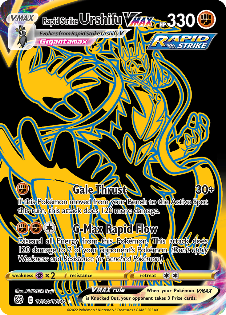 TG30/30 [BRS] Rapid Strike Urshifu VMAX - Rare Secret