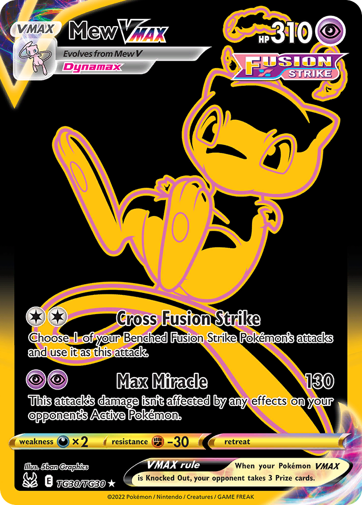 TG30/30 [LOR] Mew VMAX - Rare Secret