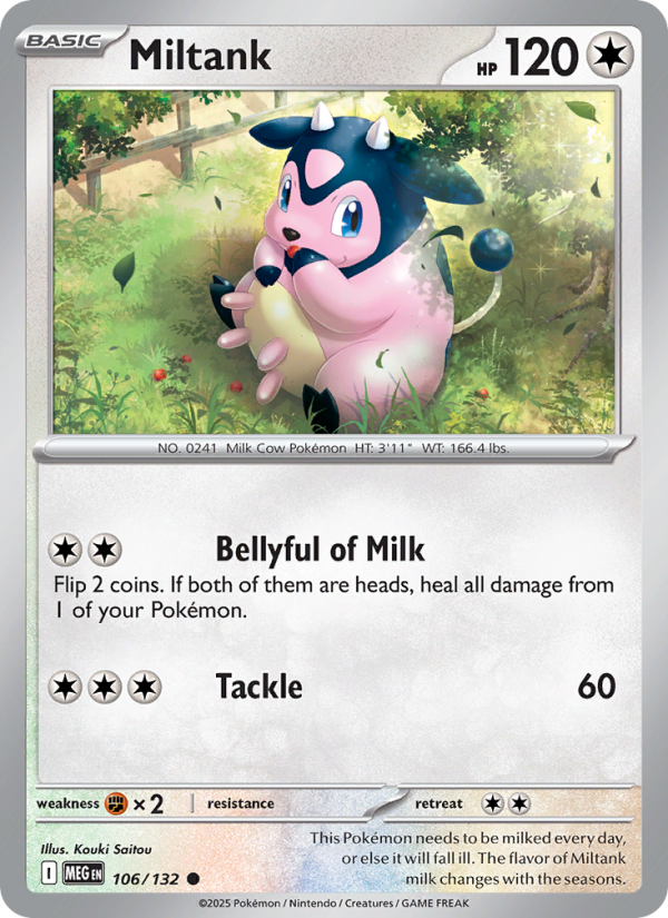 106 [MEG] Miltank (Reverse Holo) - Common