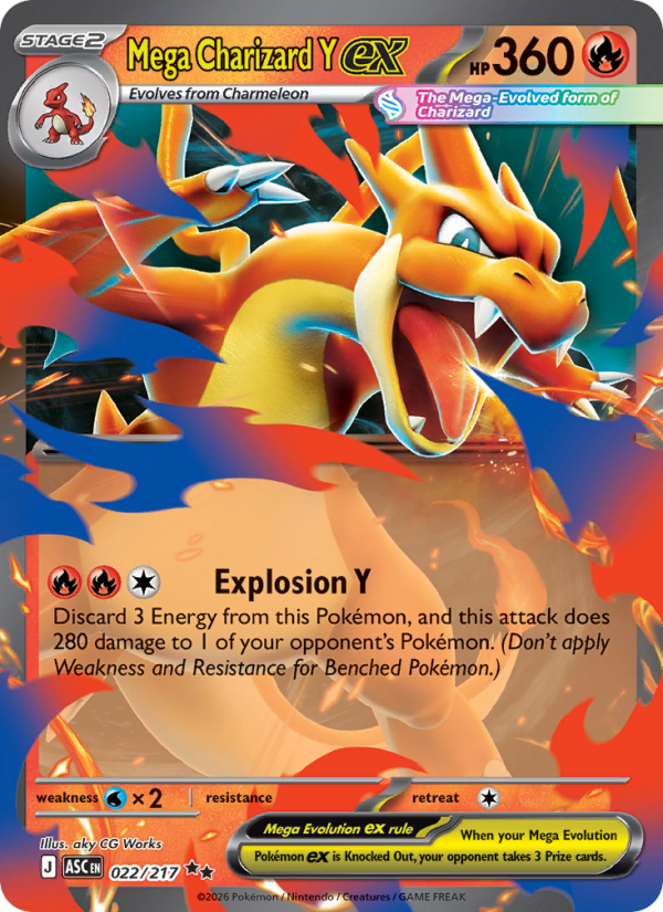 022 [ASC] Mega Charizard Y ex -