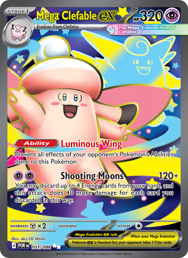 103 [POR] Mega Clefable ex -