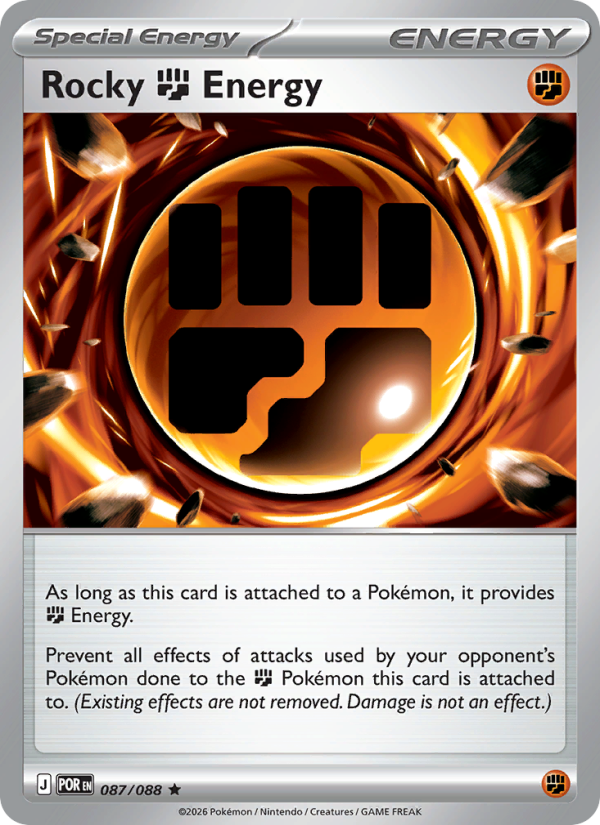 087 [POR] Rocky Fighting Energy (Reverse Holo) - Rare
