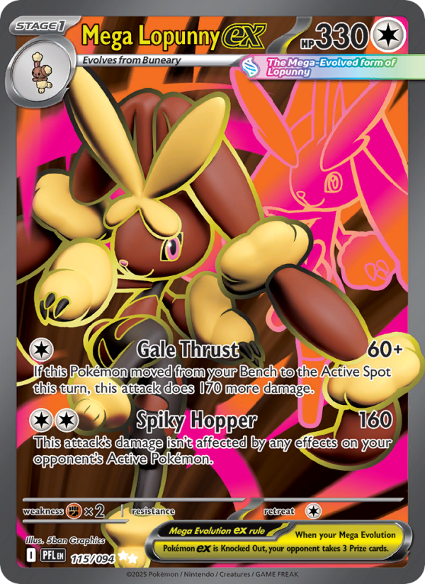 115 [PFL] Mega Lopunny ex -