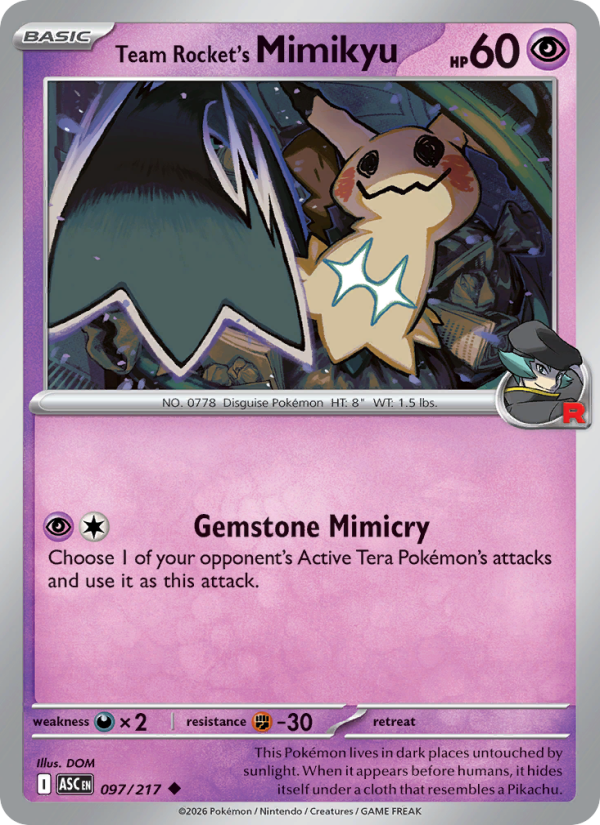 097 [ASC] Team Rocket's Mimikyu -
