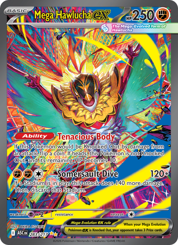 283 [ASC] Mega Hawlucha ex -