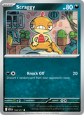 134 [ASC] Scraggy (Reverse Holo - Energy) - Common