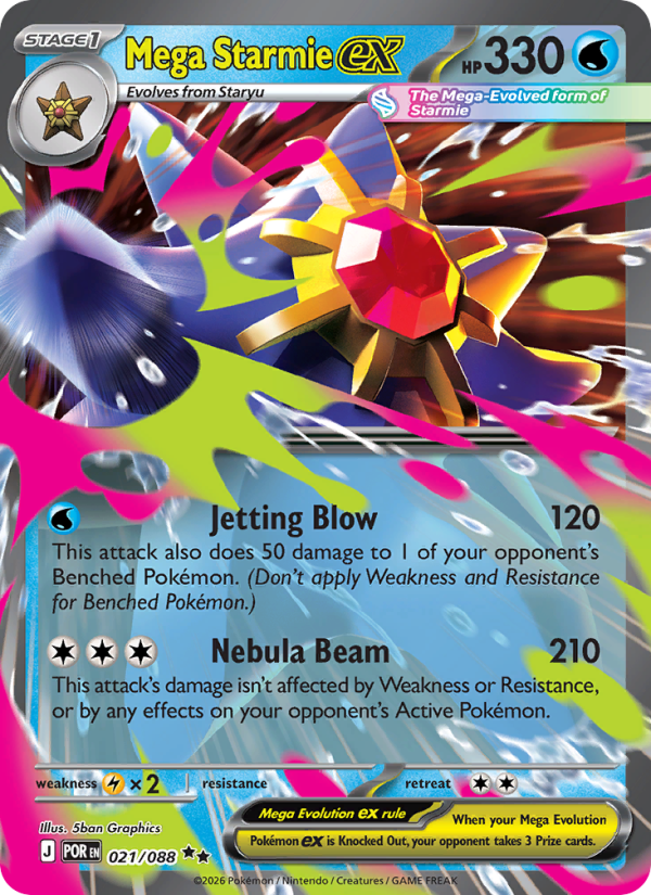 021 [POR] Mega Starmie ex -