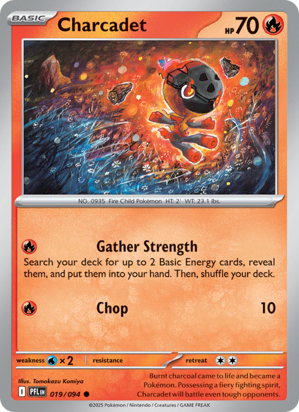 019 [PFL] Charcadet (Reverse Holo) - Common