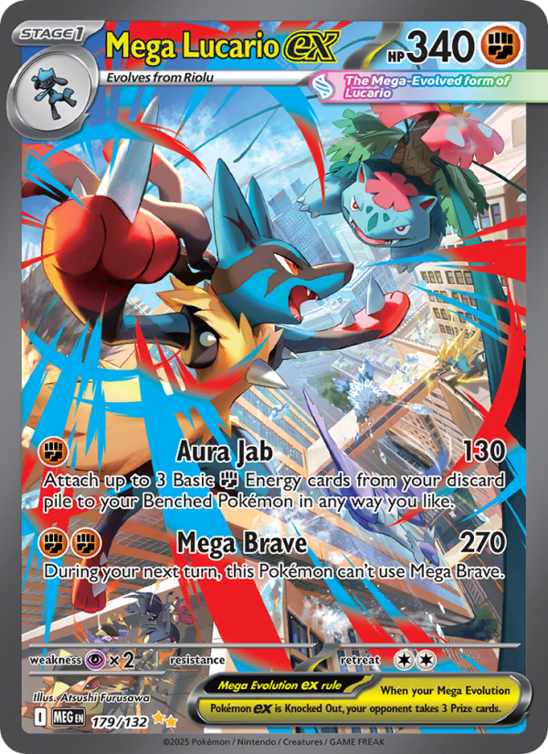 179 [MEG] Mega Lucario ex -
