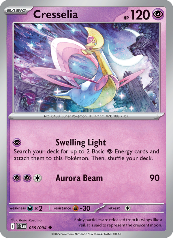039 [PFL] Cresselia (Reverse Holo) - Uncommon