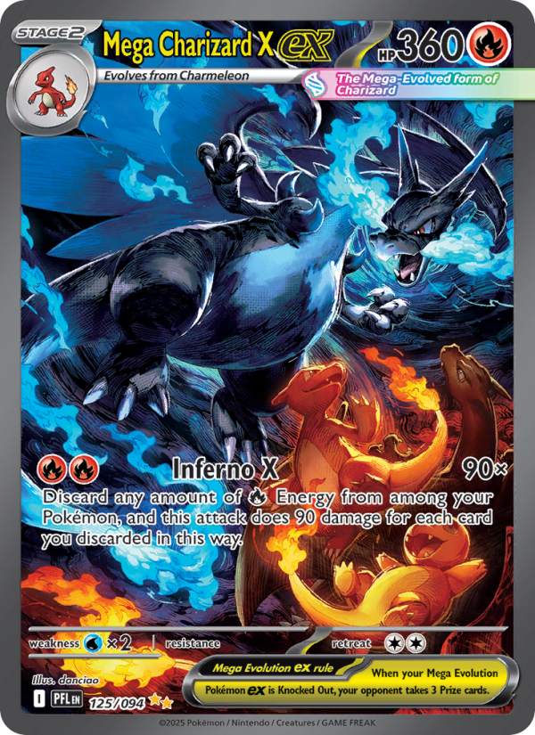 125 [PFL] Mega Charizard X ex -