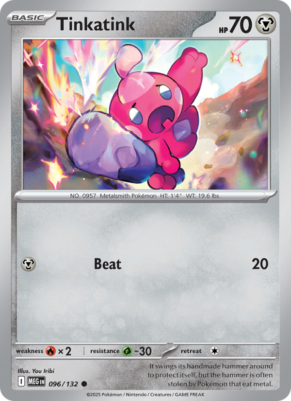 096 [MEG] Tinkatink (Reverse Holo) - Common