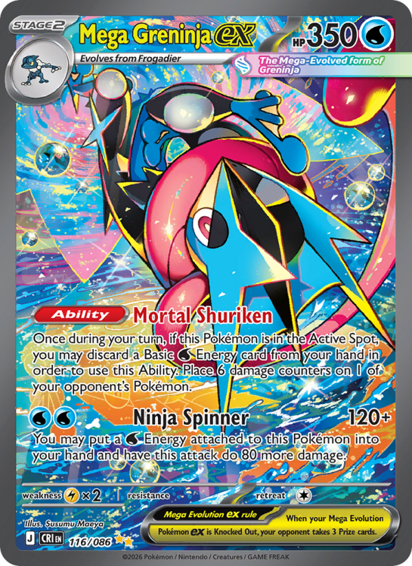 116 [CRI] Mega Greninja ex -
