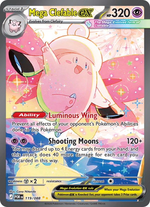 119 [POR] Mega Clefable ex -