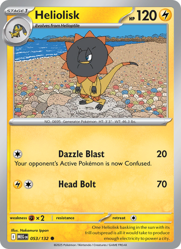053 [MEG] Heliolisk (Reverse Holo) - Common
