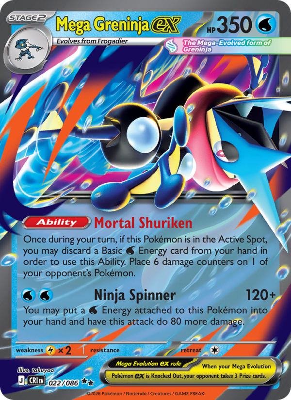 022 [CRI] Mega Greninja ex -