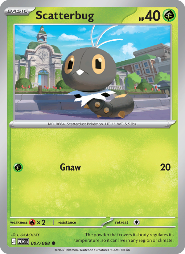 007 [POR] Scatterbug (Reverse Holo) - Common