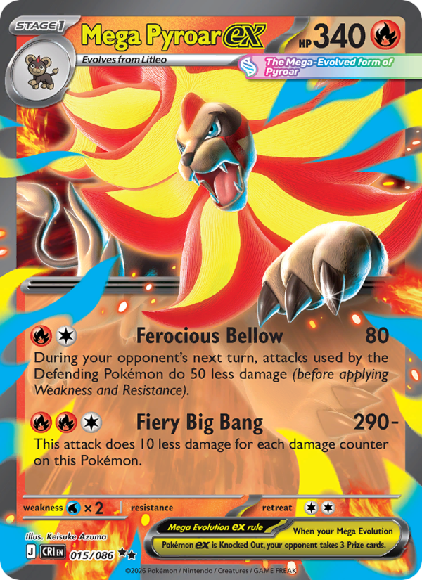 015 [CRI] Mega Pyroar ex -