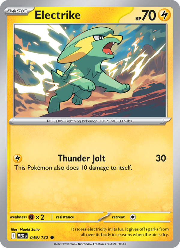 049 [MEG] Electrike (Reverse Holo) - Common