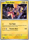 067 [ASC] Tapu Koko (Reverse Holo - Quick Ball) - Rare