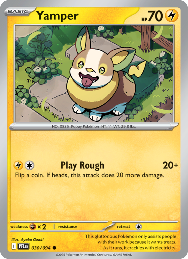 030 [PFL] Yamper (Reverse Holo) - Common