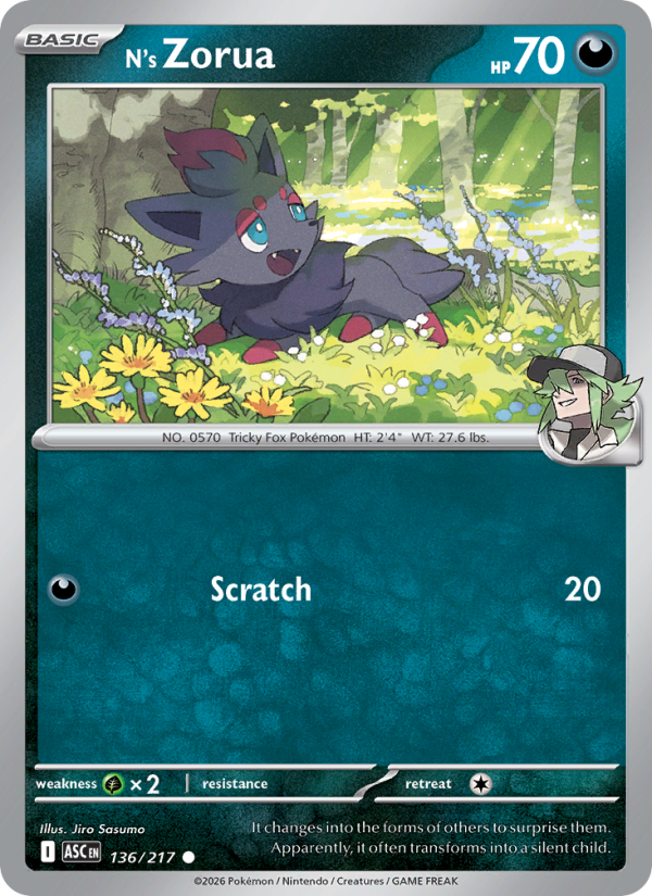 136 [ASC] N's Zorua -