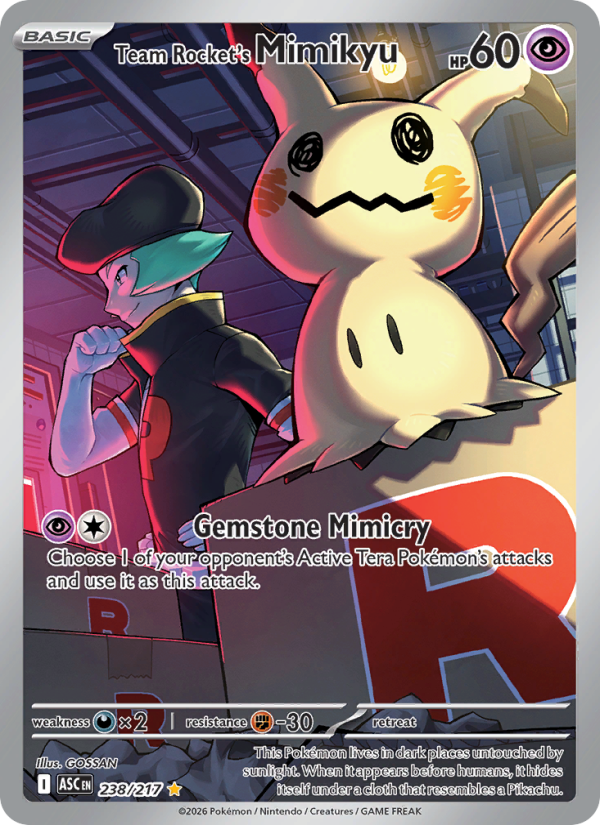 238 [ASC] Team Rocket's Mimikyu -