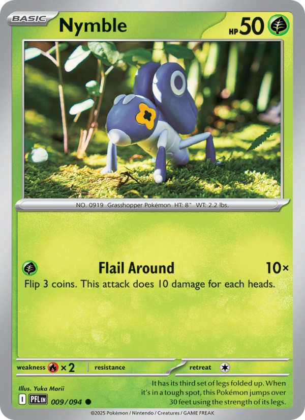 009 [PFL] Nymble (Reverse Holo) - Common