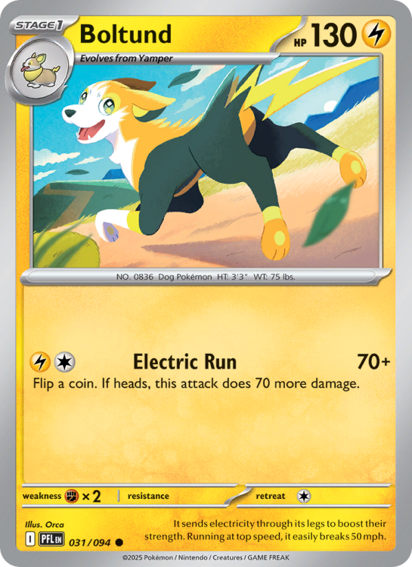 031 [PFL] Boltund (Reverse Holo) - Common