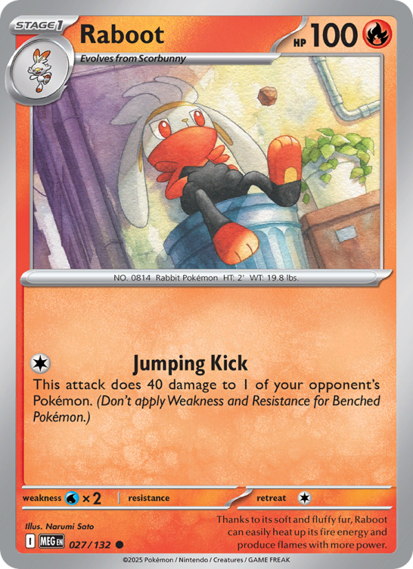 027 [MEG] Raboot (Reverse Holo) - Common