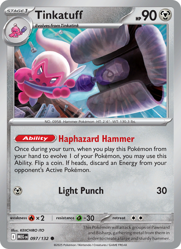 097 [MEG] Tinkatuff (Reverse Holo) - Common