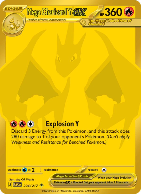 294 [ASC] Mega Charizard Y ex -