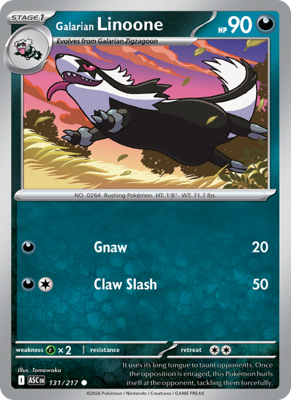 131 [ASC] Galarian Linoone -