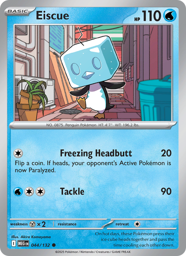 044 [MEG] Eiscue (Reverse Holo) - Common