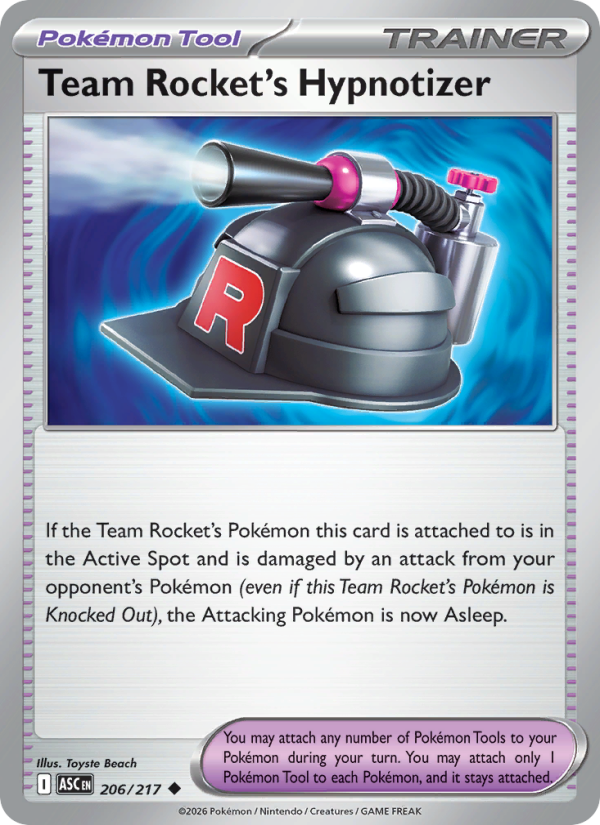 206 [ASC] Team Rocket's Hypnotizer (Reverse Holo) - Uncommon