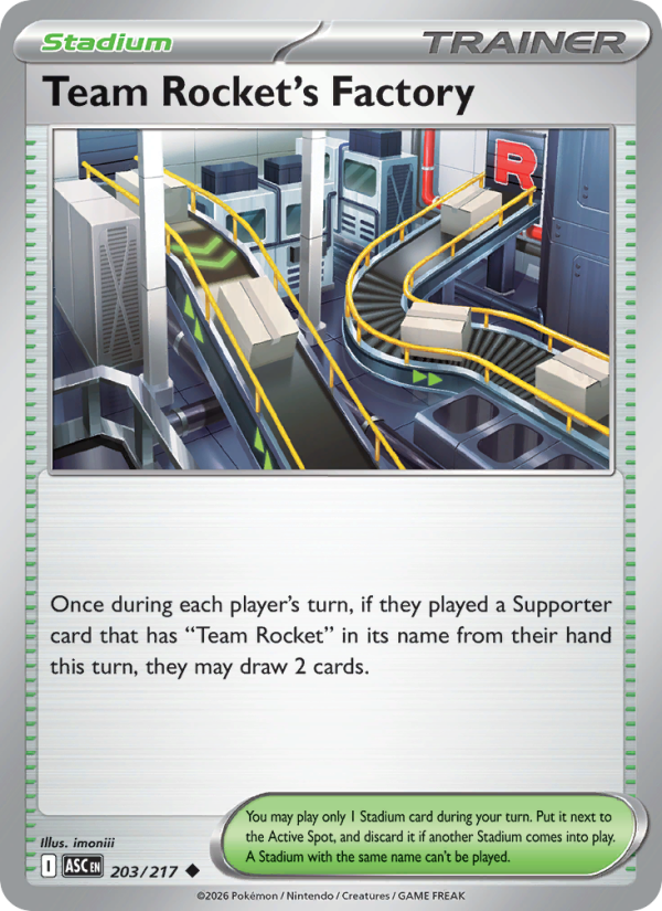 203 [ASC] Team Rocket's Factory -