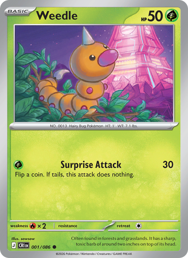 001 [CRI] Weedle -