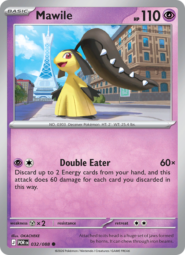 032 [POR] Mawile (Reverse Holo) - Common