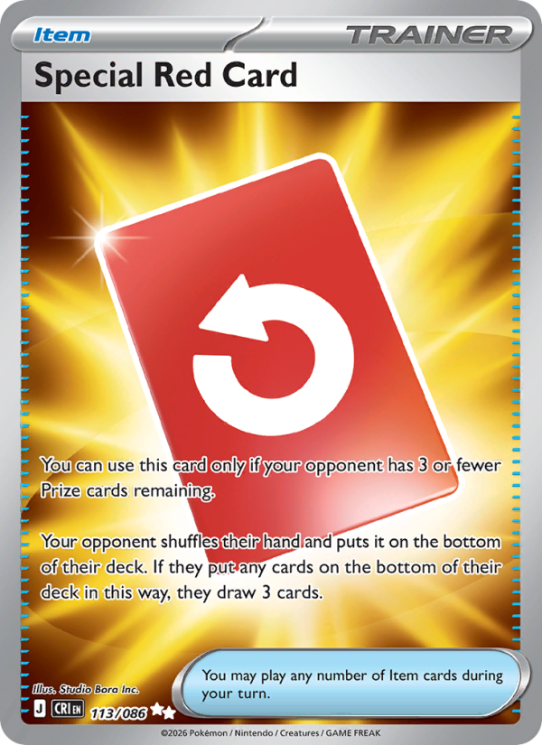 113 [CRI] Special Red Card -