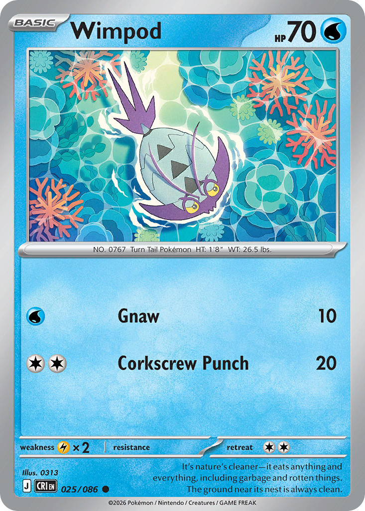 025 [CRI] Wimpod (Reverse Holo) - Common