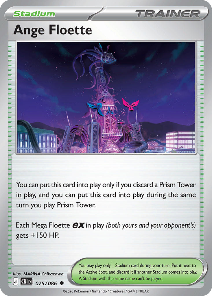 075 [CRI] Ange Floette (Reverse Holo) - Uncommon