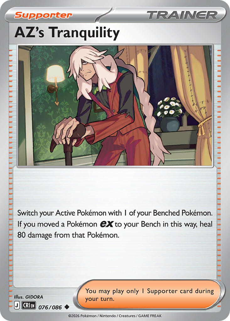 076 [CRI] AZ's Tranquility (Reverse Holo) - Uncommon