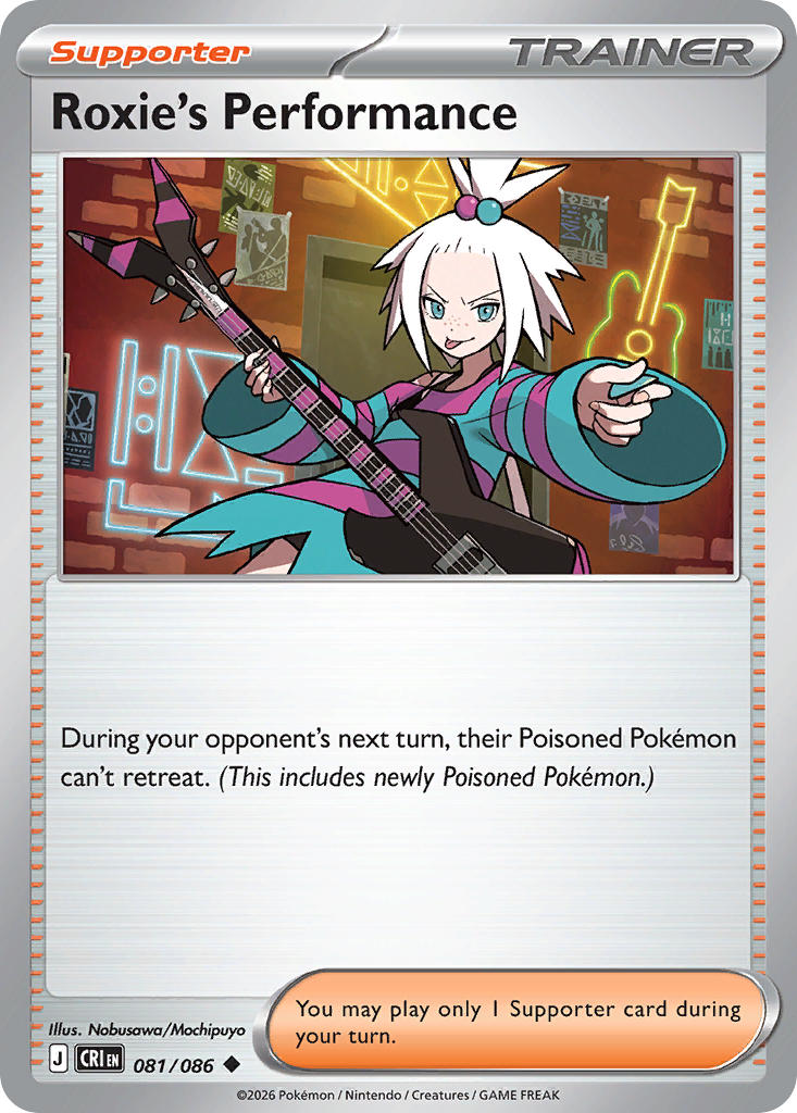 081 [CRI] Roxie's Performance (Reverse Holo) - Uncommon