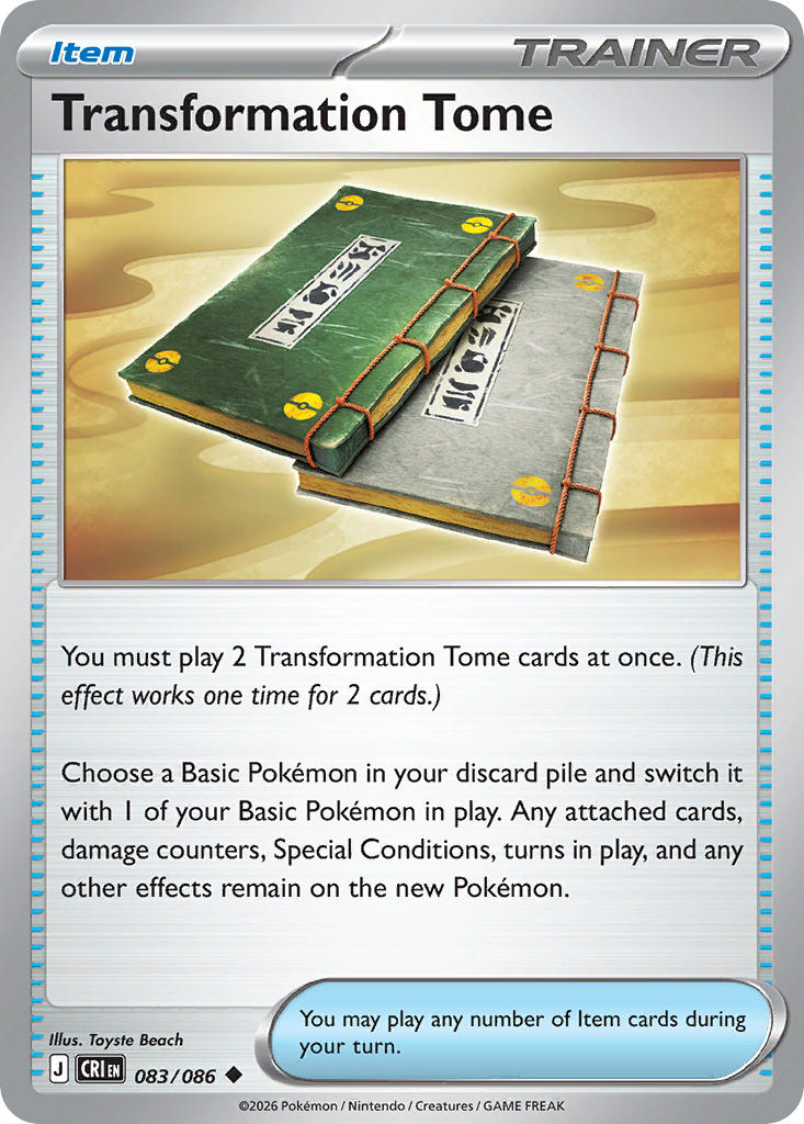083 [CRI] Transformation Tome (Reverse Holo) - Uncommon
