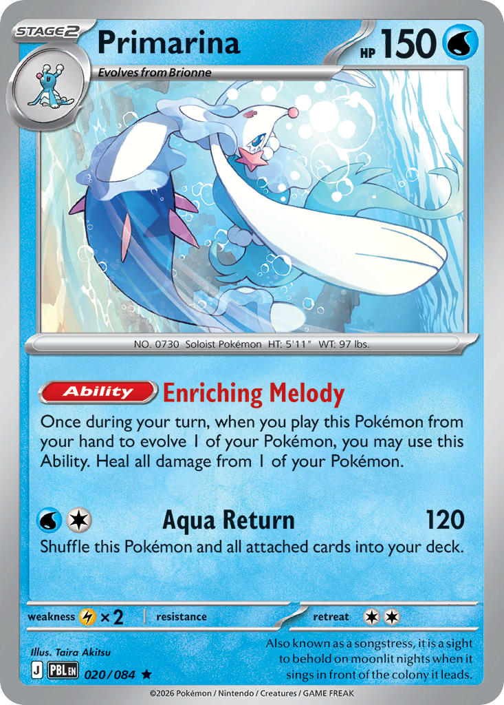 020 [PBL] Primarina - Rare