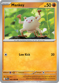 042 [PBL] Mankey (Reverse Holo) - Common
